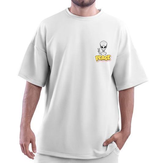 Peace Terry Oversized Tee