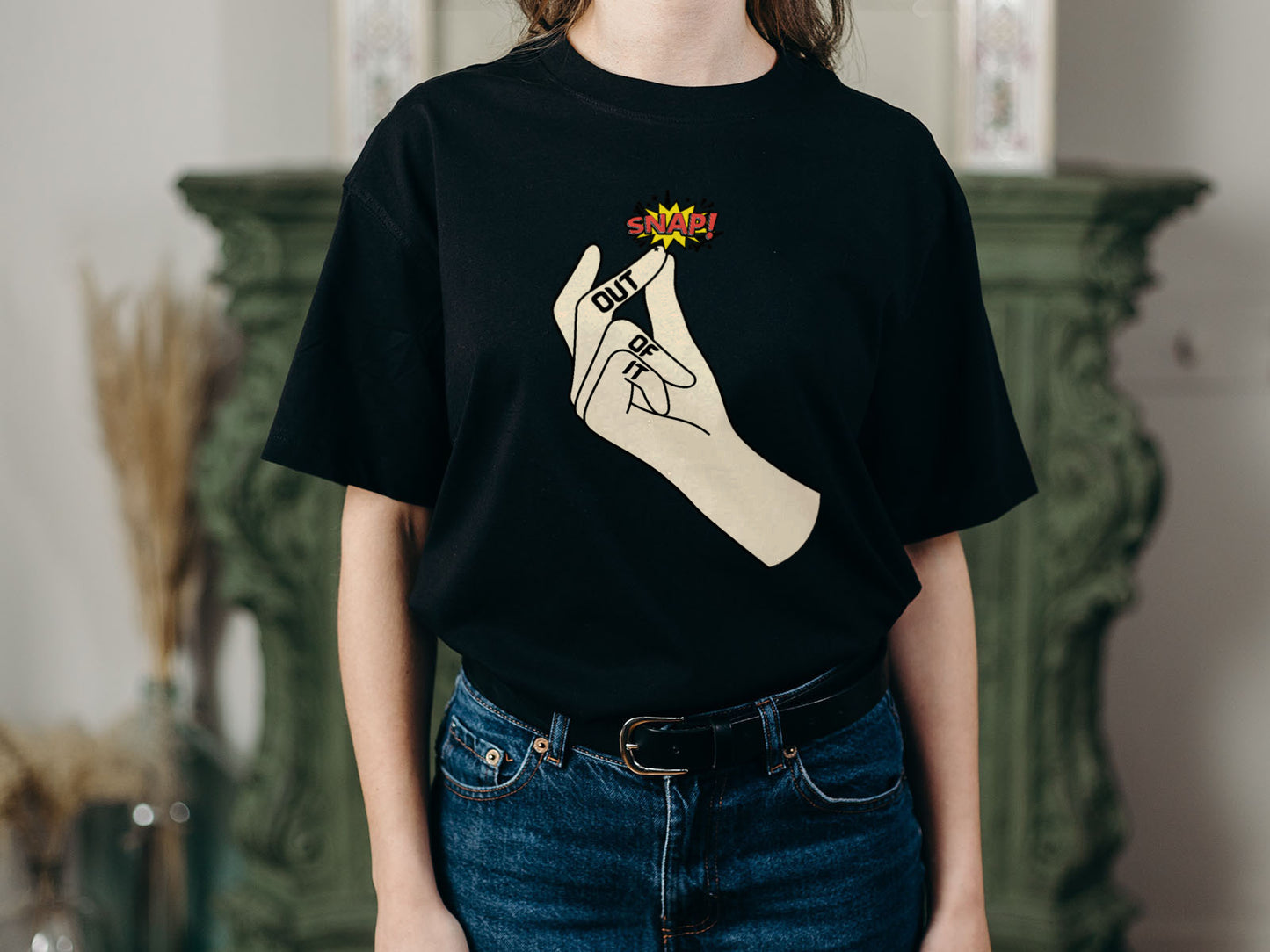 Snap Terry Oversized Tee